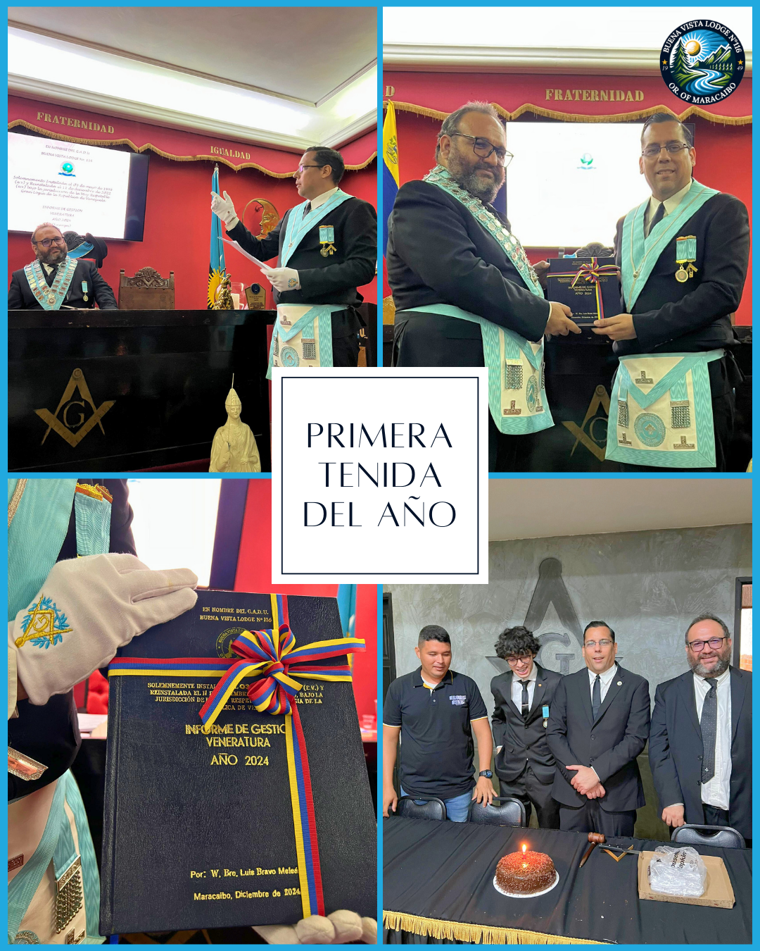 Primera Tenida del Ao en la Buena Vista Lodge N. 116