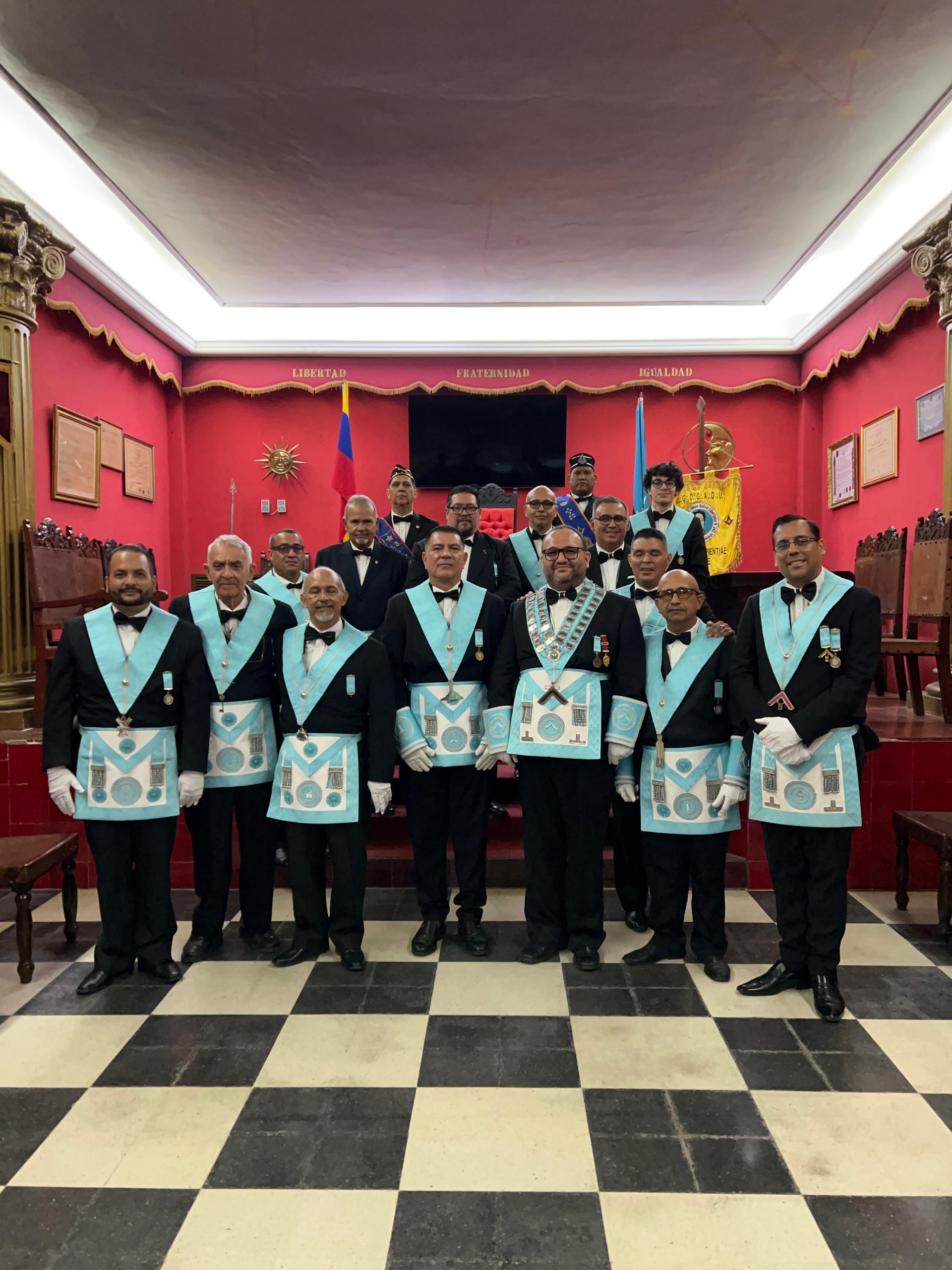 Ceremonia de Instalacin del Venerable Maestro e Investidura de sus Oficiales Periodo 2024-2025